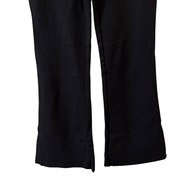 OGL Ponte-De-Roma Slimming Ponte High Rise Pull-on Flared Pants small Black NWT - Picture 7 of 12